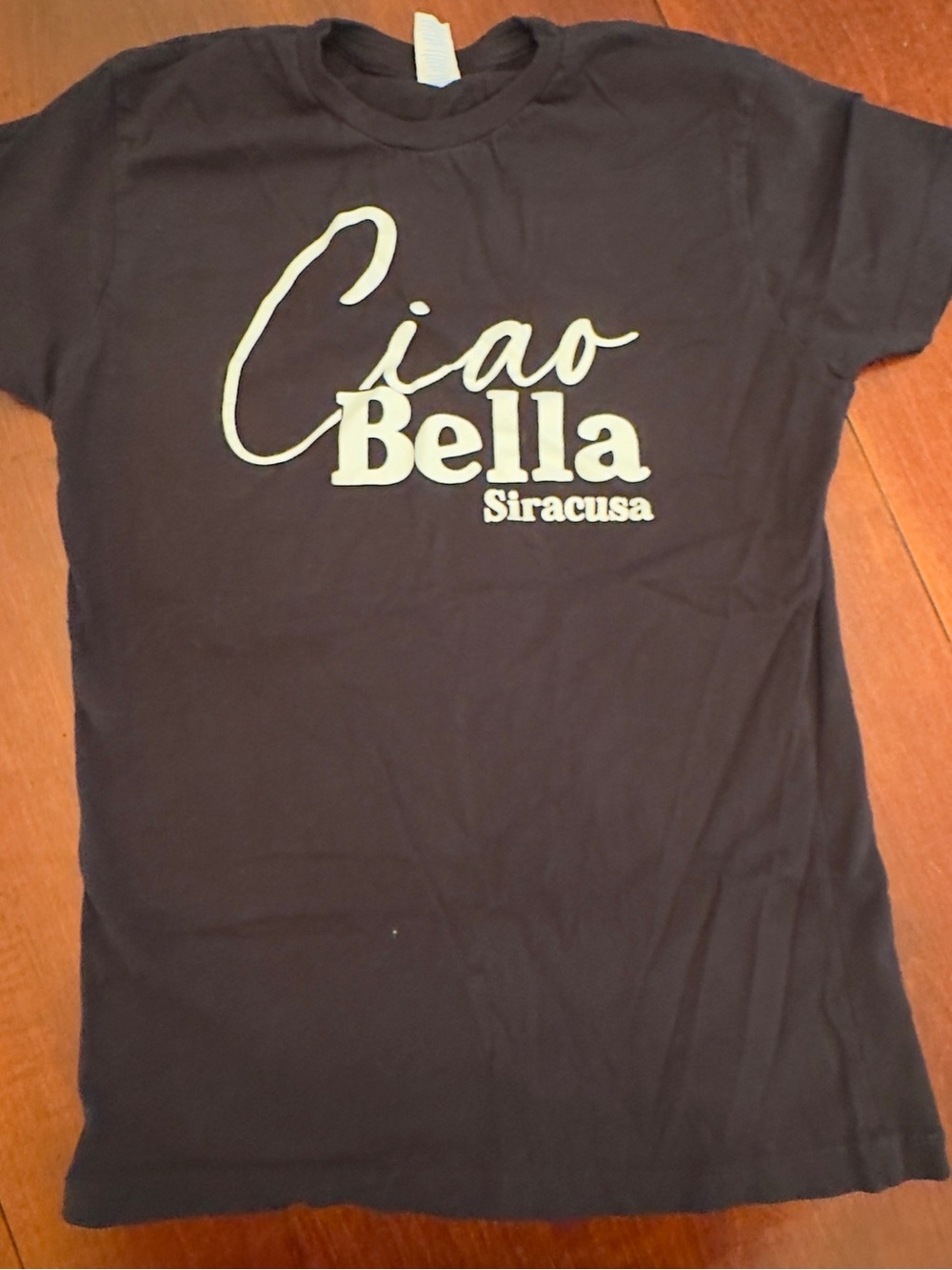 Ciao Bella Siracusa Graphic Short Sleeve Tee - Black